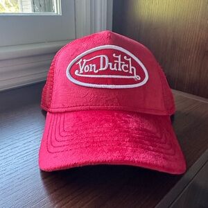 Von Dutch Hat - Brand New with Tags! Red Velvet